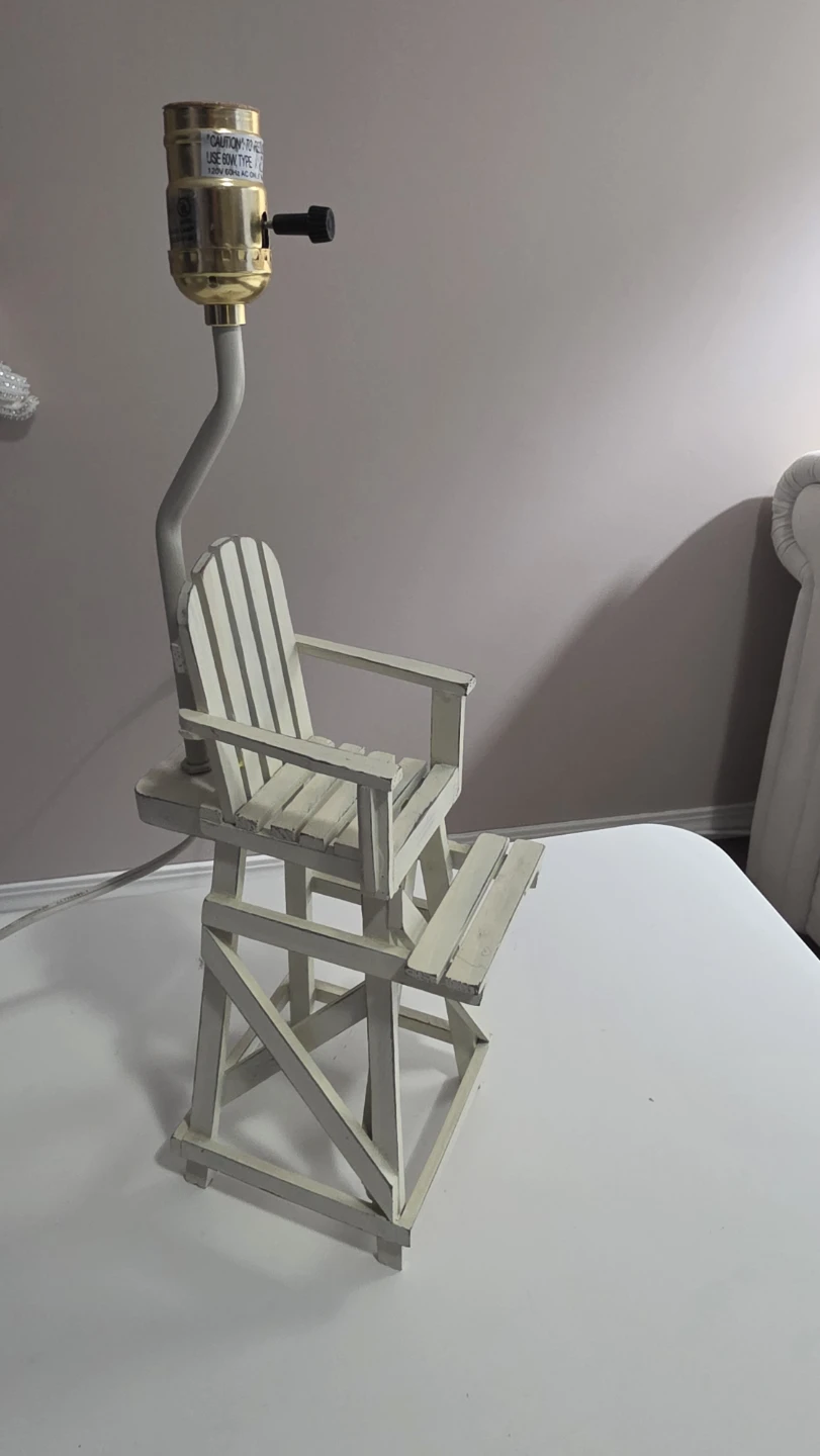 Lifeguard Chair Table Lamp