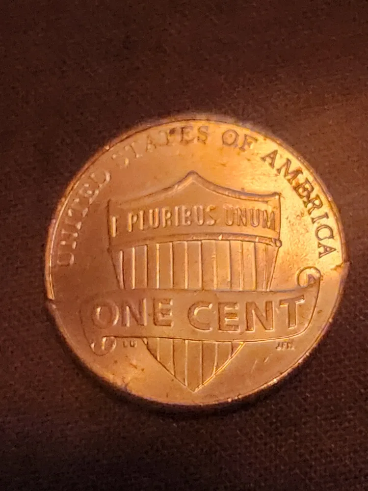 RARE AMERICAN CENT with "booger" image indicator(2)