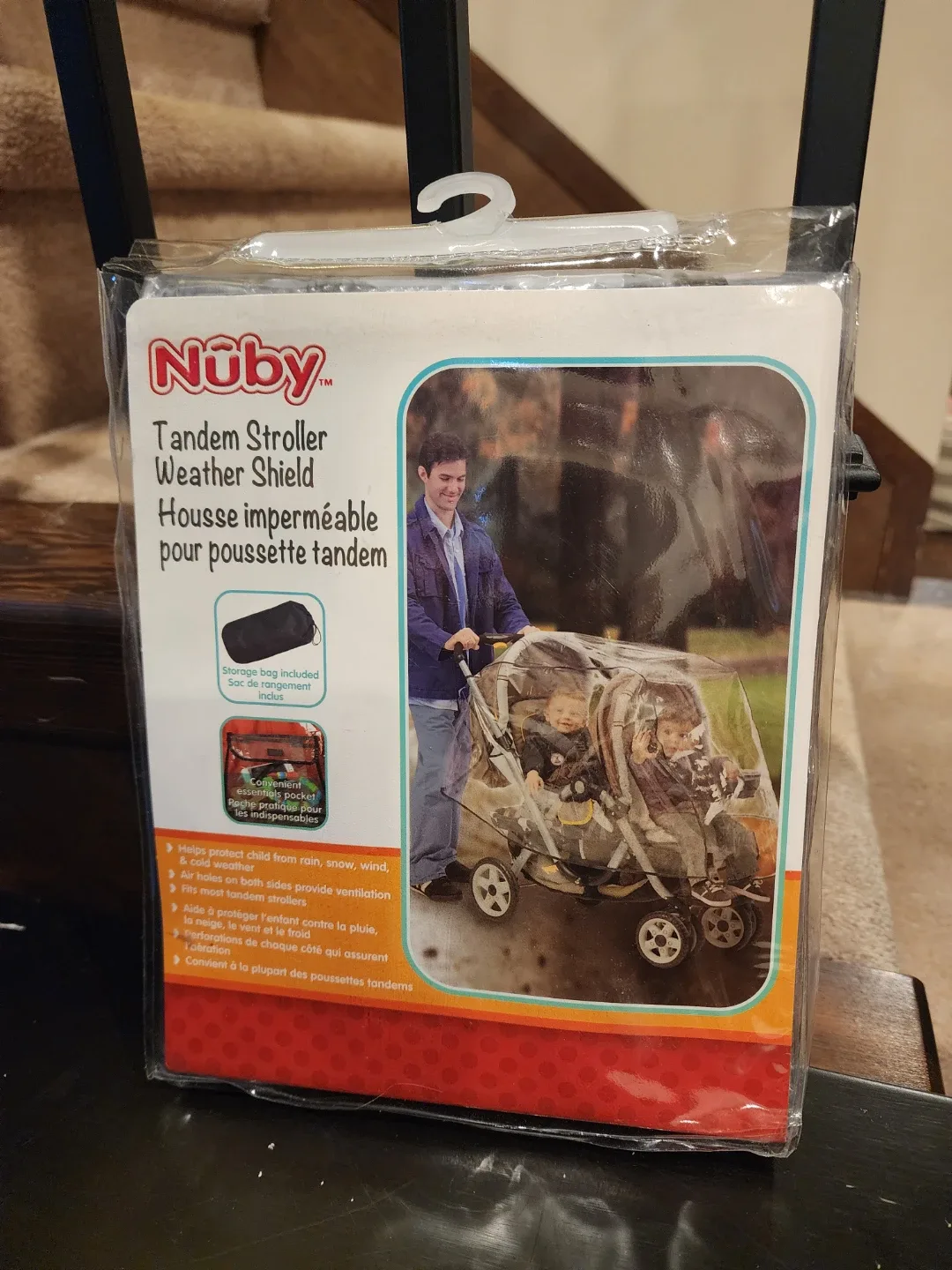 Nuby Tandem Stroller Weather Shield - New in Package!