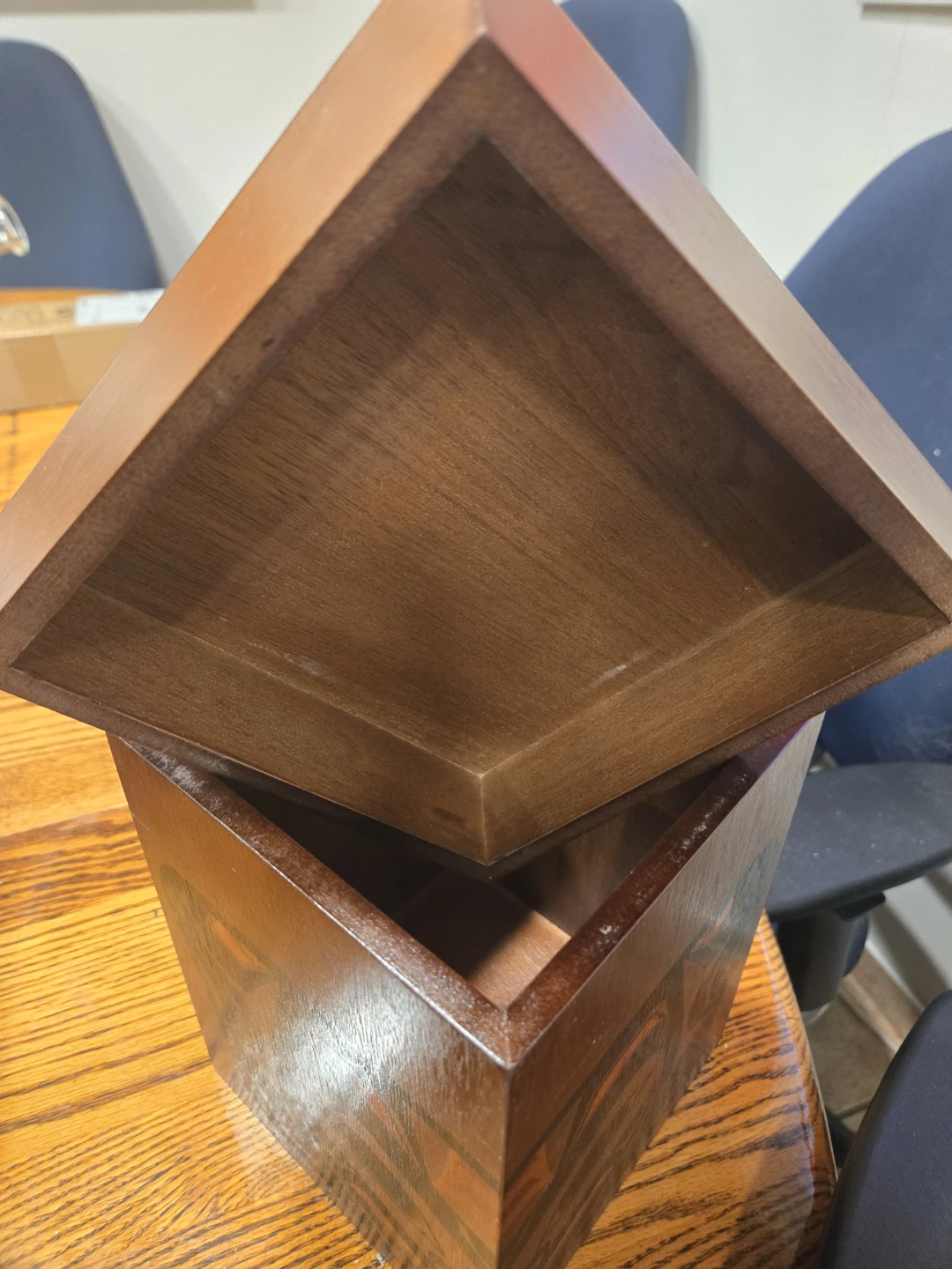 Wooden Box with Indigenous Design - photo 4