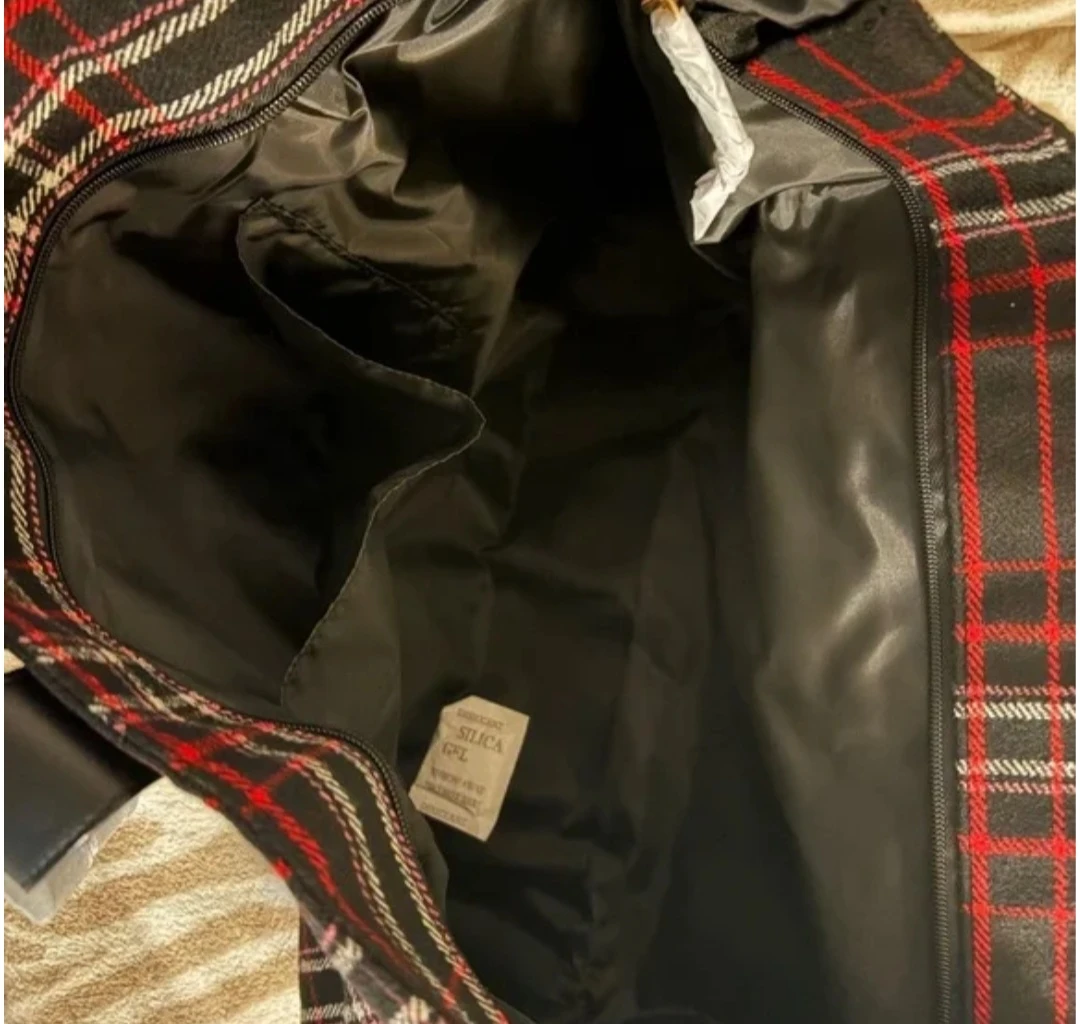 BNWT Victoria's Secret Plaid Tote Bag - photo 5