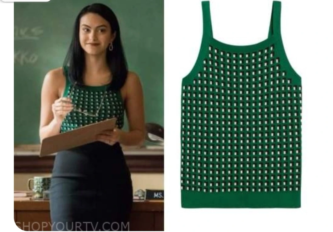 Banana Republic Green & White Tank - Size M