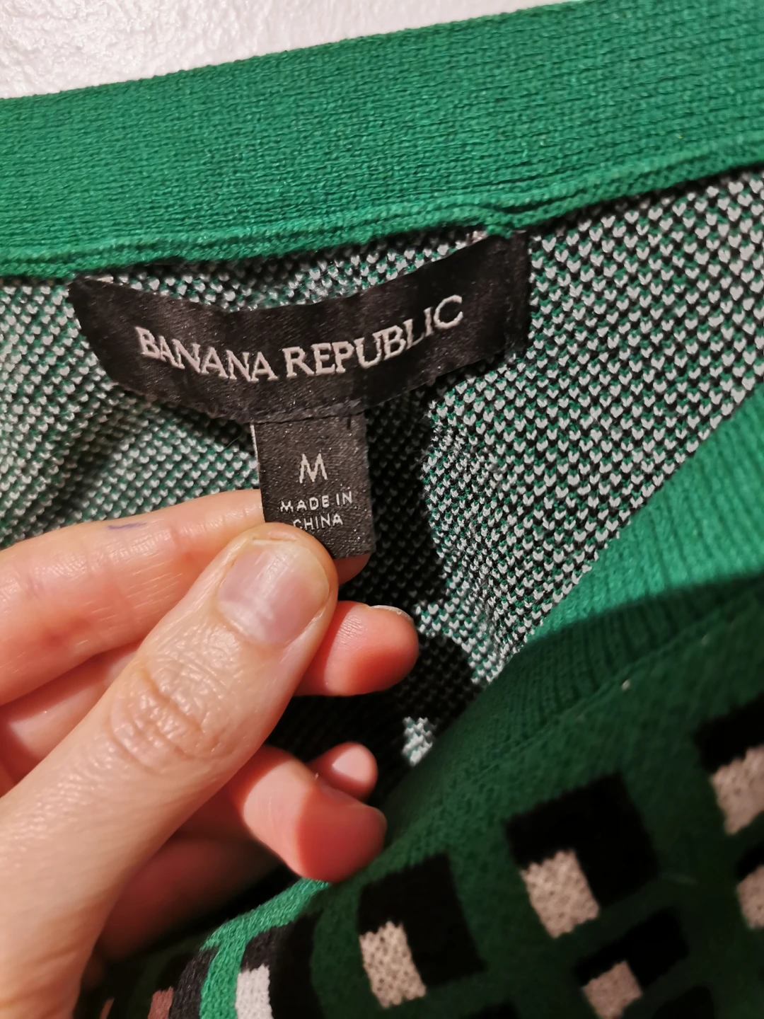 Banana Republic Green & White Tank - Size M - photo 4