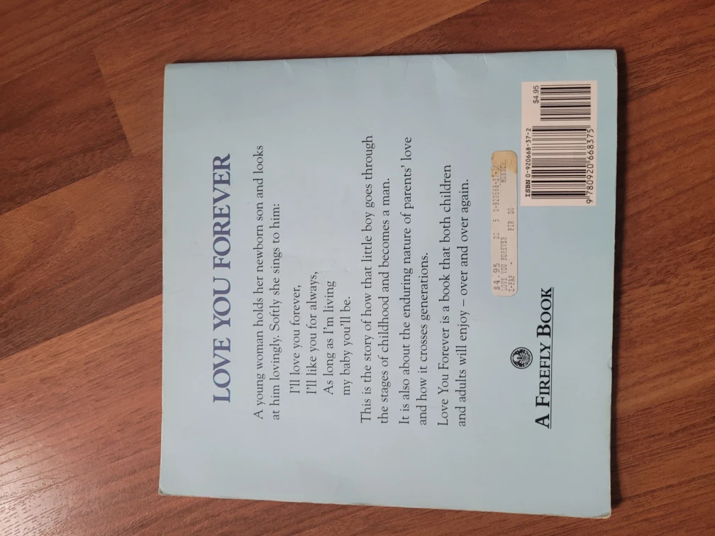 Love You Forever by Robert Munsch - photo 2