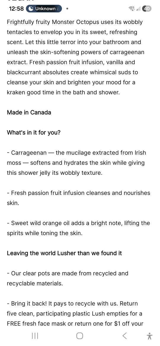 Lush Monster Octopus Shower Jelly - photo 3