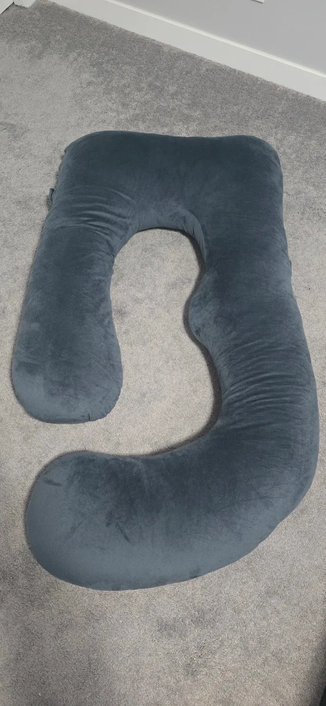 Grey Full Body Pregnancy Pillow
