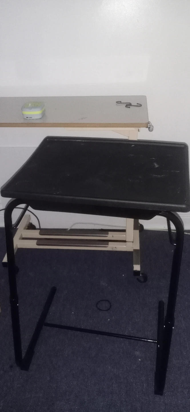 2 Adjustable Bed Tray Tables