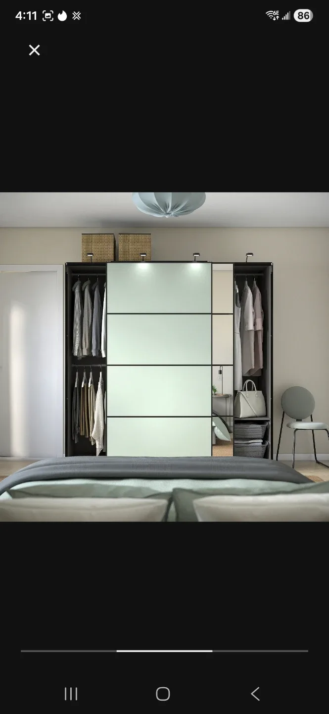 IKEA PAX / MEHAMN / AULI Wardrobe - Like New!