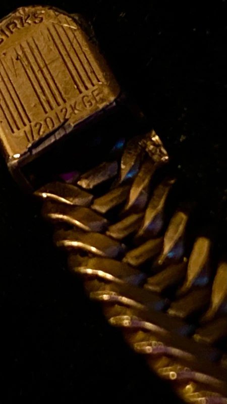 ✨12K GOLD BRACELET (Herringbone Pattern) - photo 3