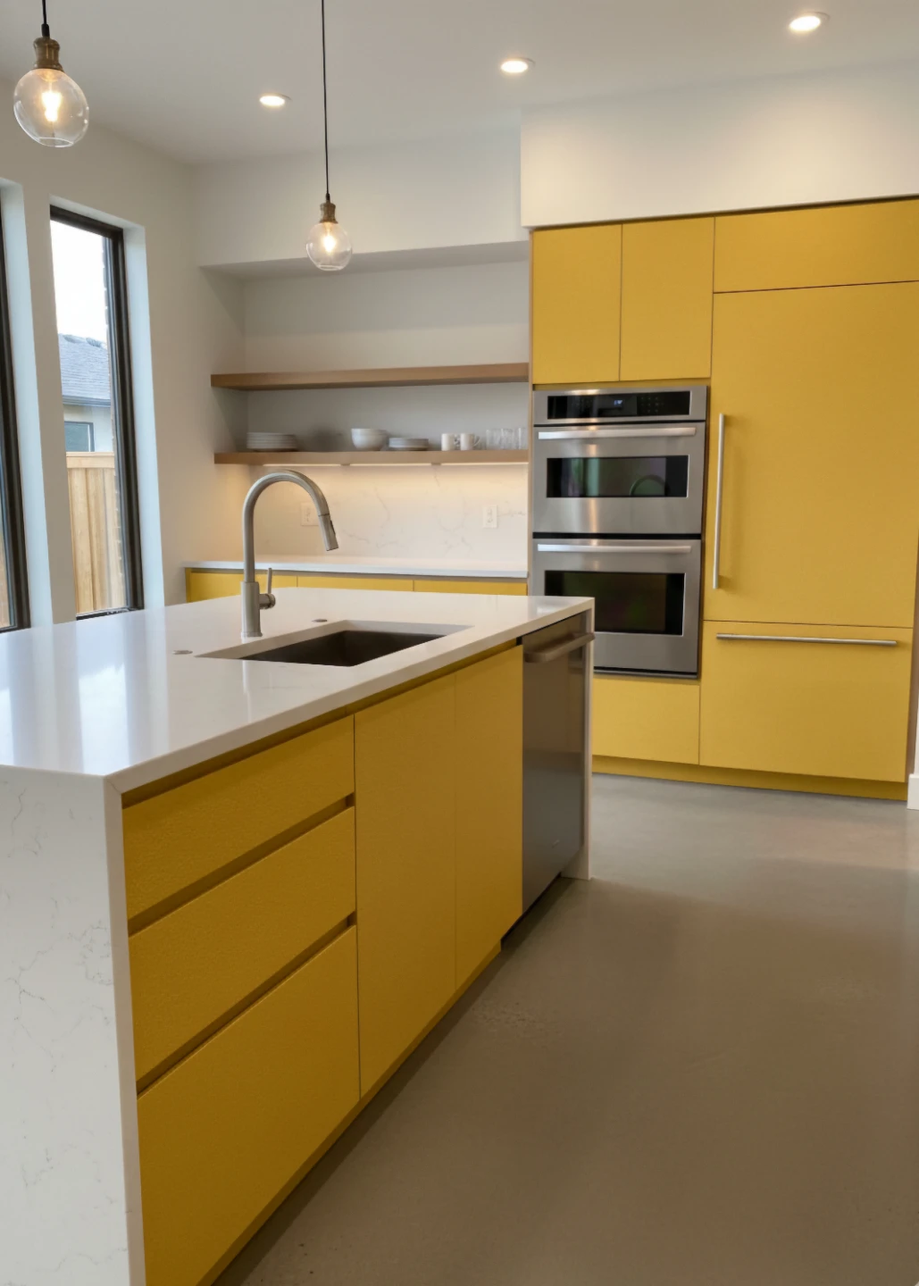 Yellow waterproof self- adhesive wallpaper - photo 2