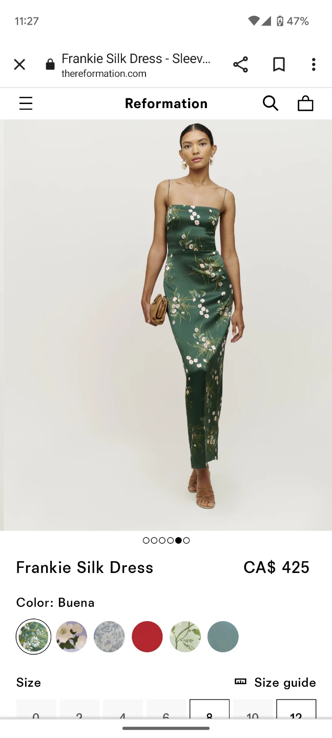 Reformation Frankie Dress - photo 4