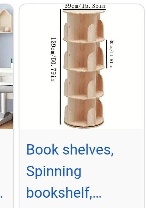 Spinning Bookshelf, Book Shelves - photo 2