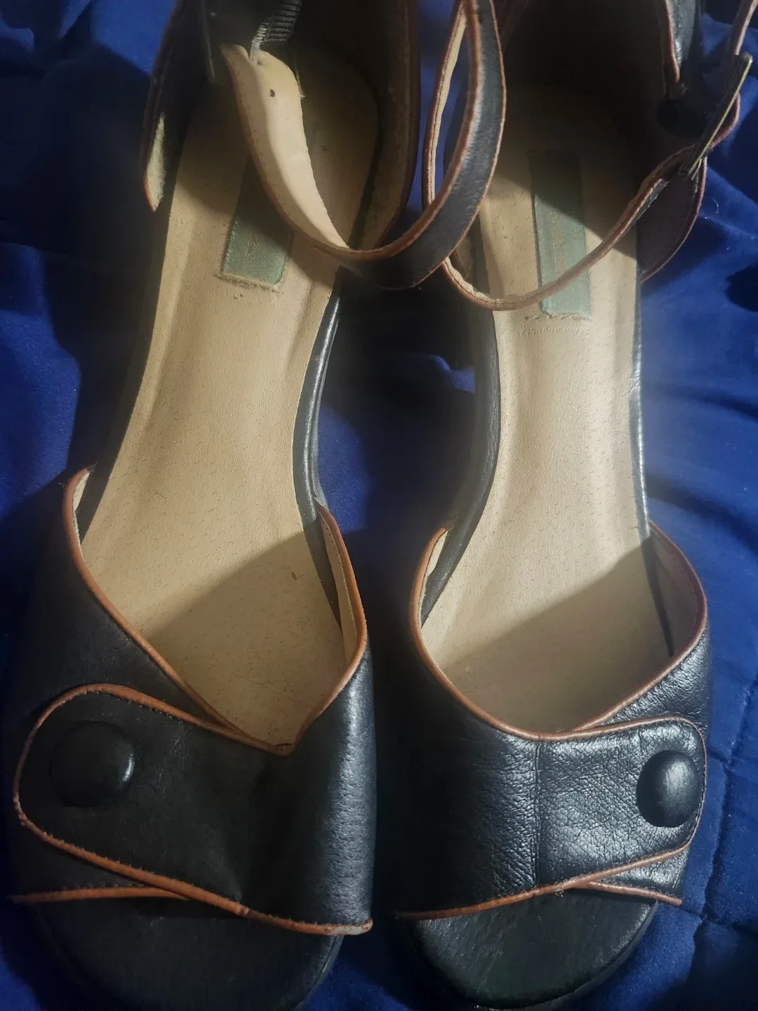 Miz Mooz Black Heels Size 9