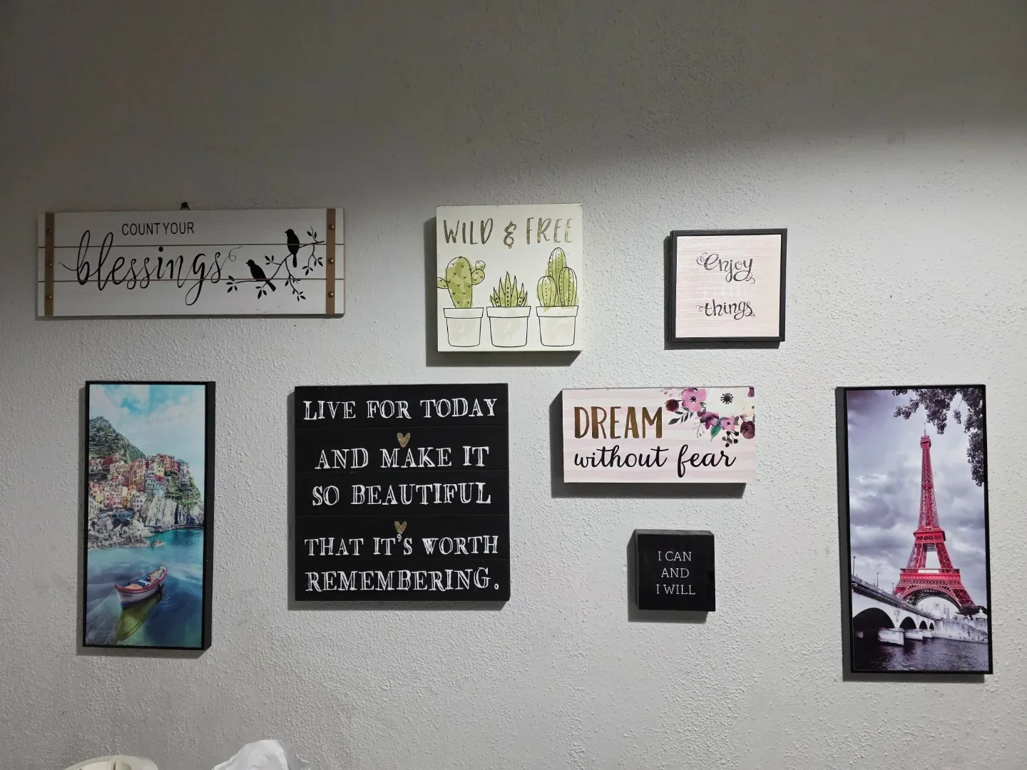 Wooden frames with Art