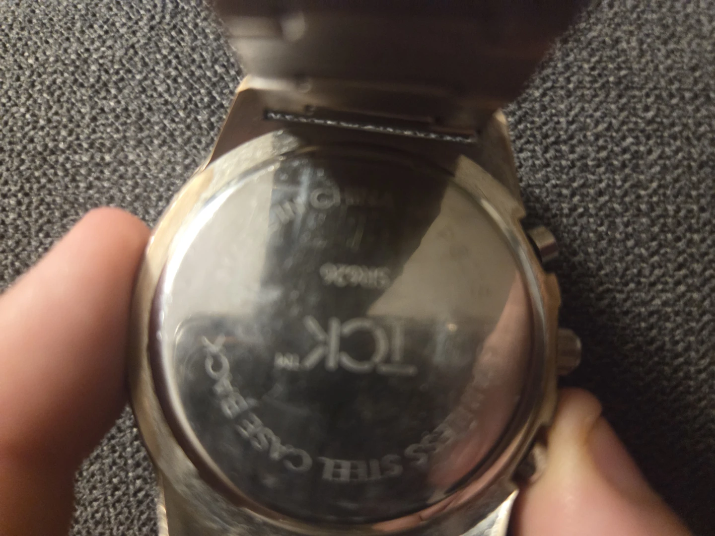TCK Stainless Steel Case Back Watch - photo 3
