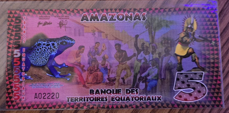 Bank of the Equatorial Territories 5 Amazonas - Fantasy - photo 2