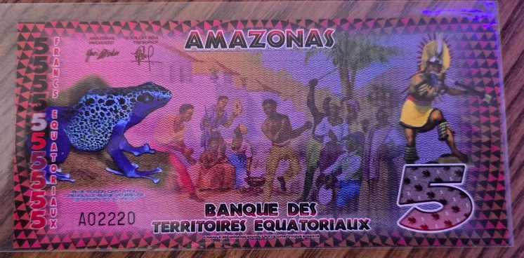 Bank of the Equatorial Territories 5 Amazonas - Fantasy image indicator(2)