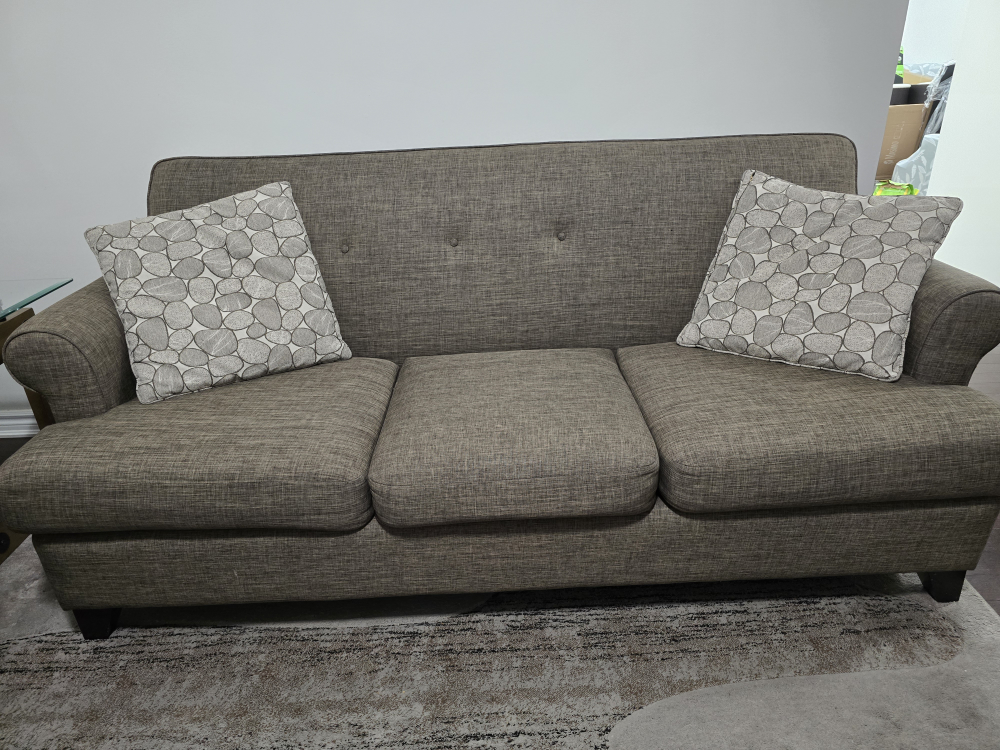 Sofa and Loveseat Set 3 piece - Neutral Colour - photo 2