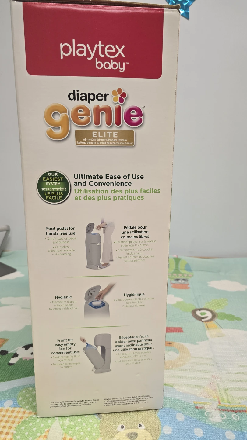 Playtex Baby Diaper Genie Elite Pail - photo 3