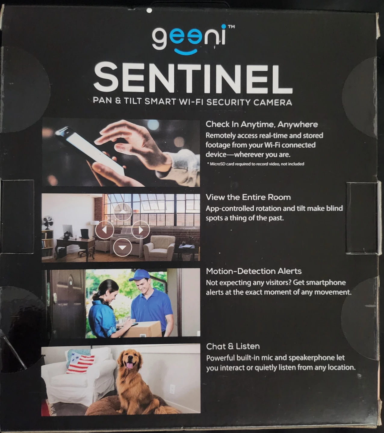 Geeni Sentinel Pan & Tilt Smart Security Camera - New - photo 2