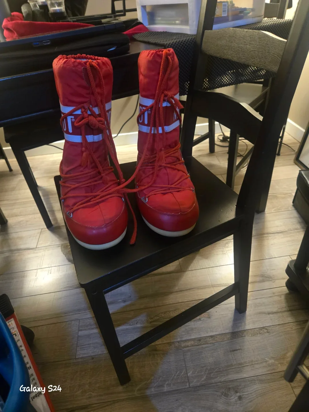 Moon Boot Red Winter Boots Size 42