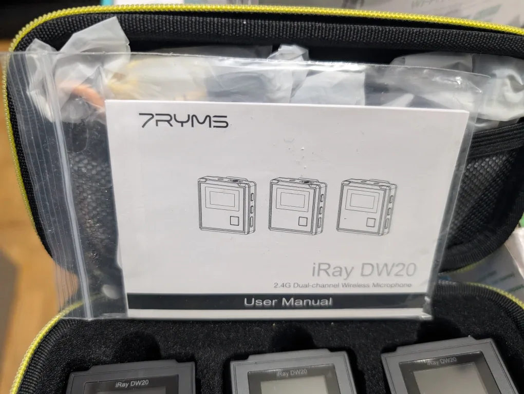 7RYMS iRay DW20 Wireless Microphone - New! image indicator(5)