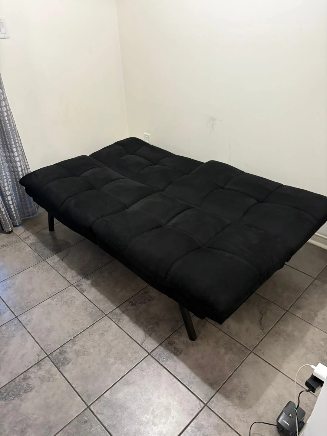 Black Futon Sofa Bed - photo 3