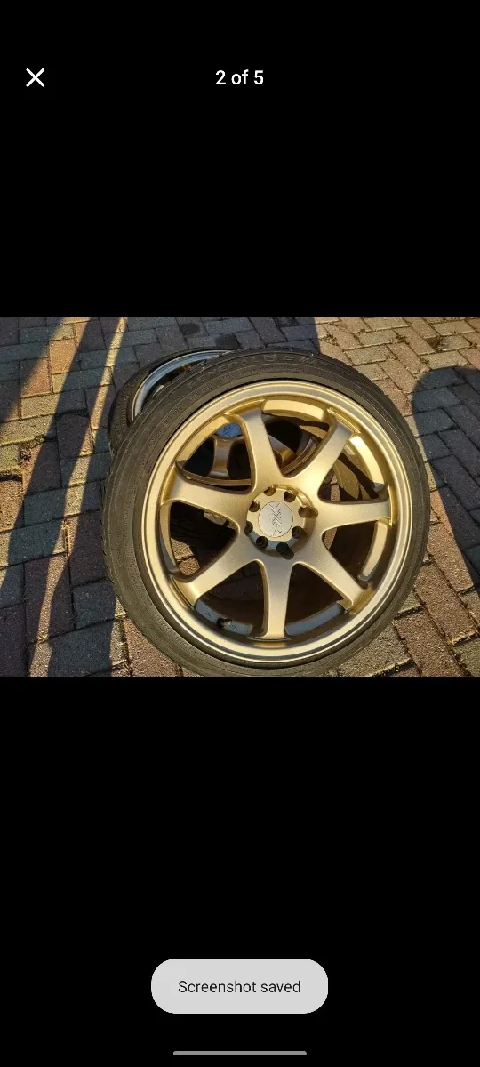 #cleanout Rims with summer tires for Honda civic 2001-2005 image indicator(2)