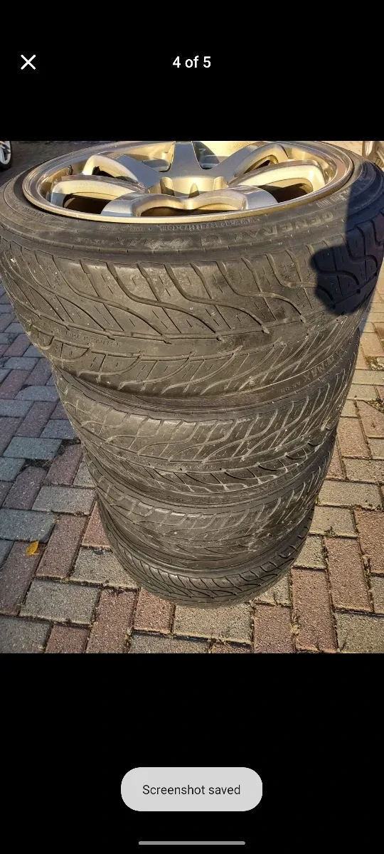 #cleanout Rims with summer tires for Honda civic 2001-2005 image indicator(4)