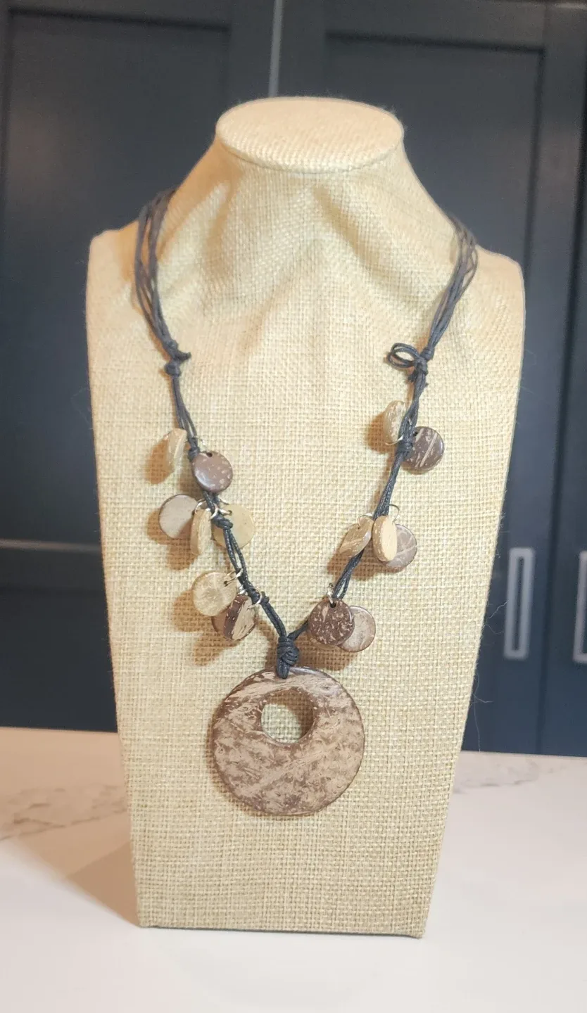 Boho Style Coconut Shell Necklace