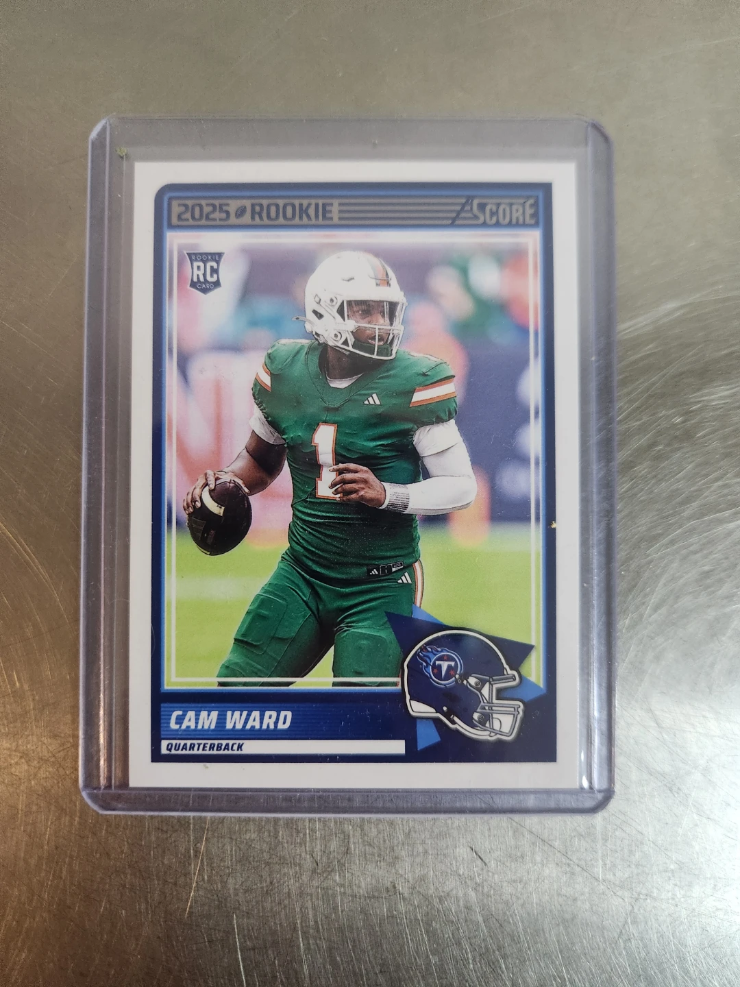 Cam Ward 2025 Rookie Score Football Card