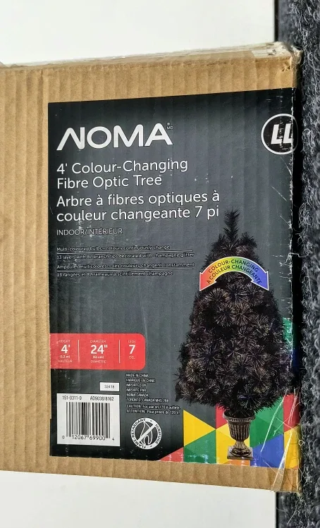 NOMA 4' Colour-Changing Fibre Optic Tree