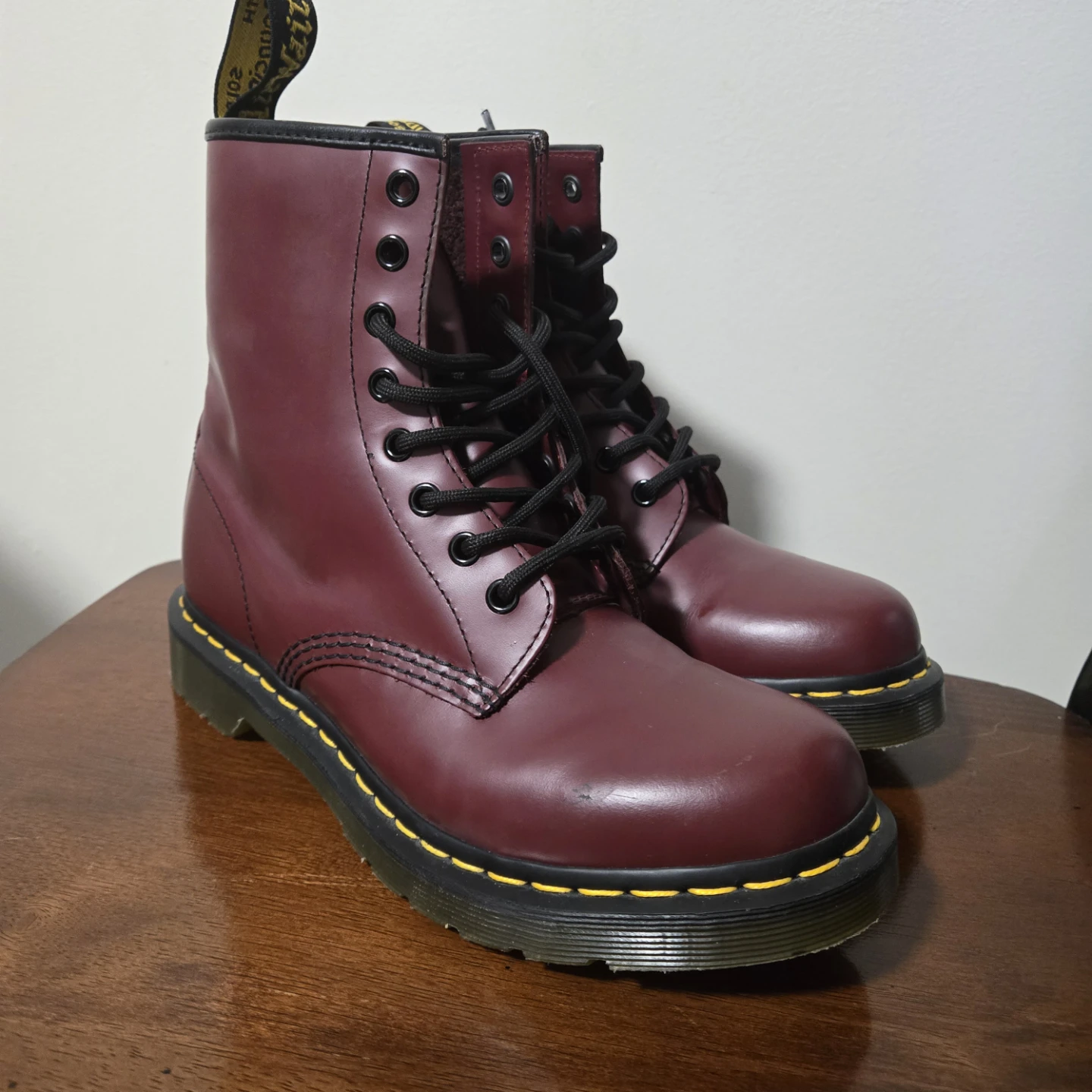 Dr. Martens 1460 Cherry Red Boots - Women's US 8
