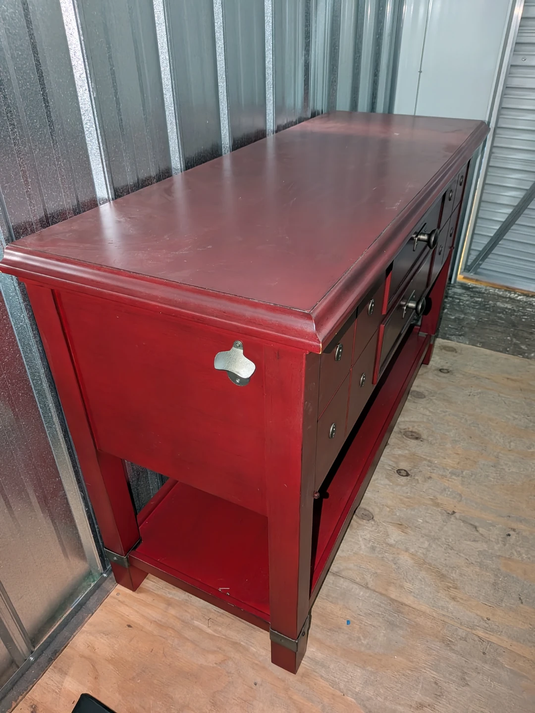 Red buffet Table - photo 3