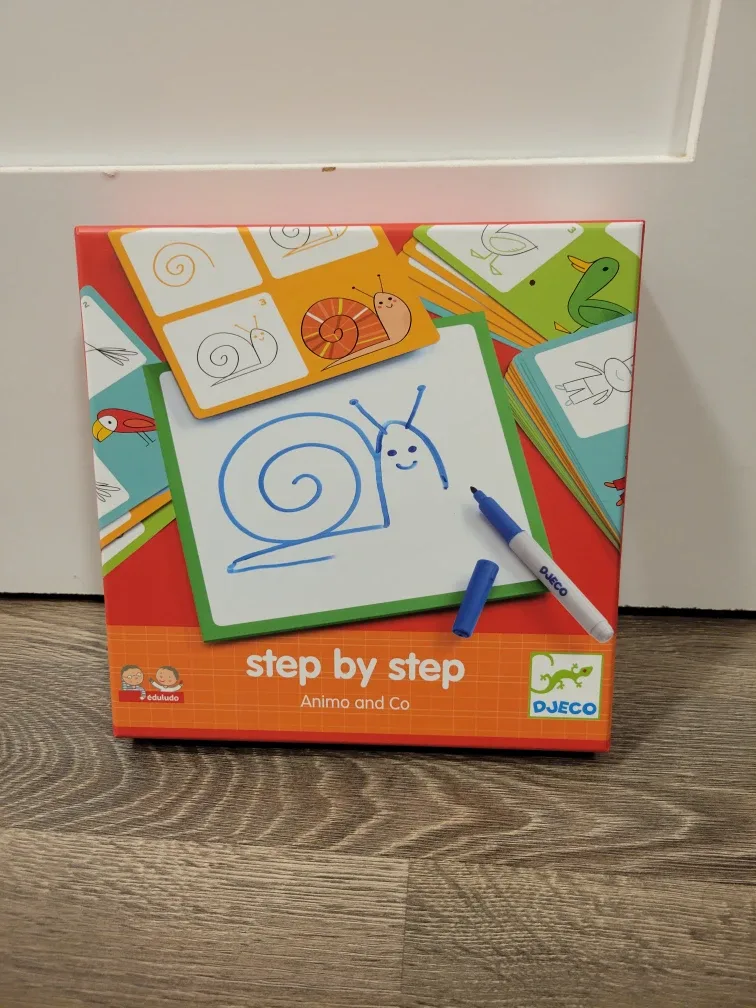 DJECO Step by Step Animo and Co Drawing Set