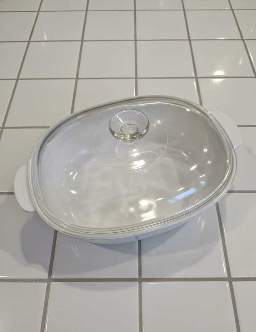 CorningWare Oval Casserole Dish with Lid - photo 2