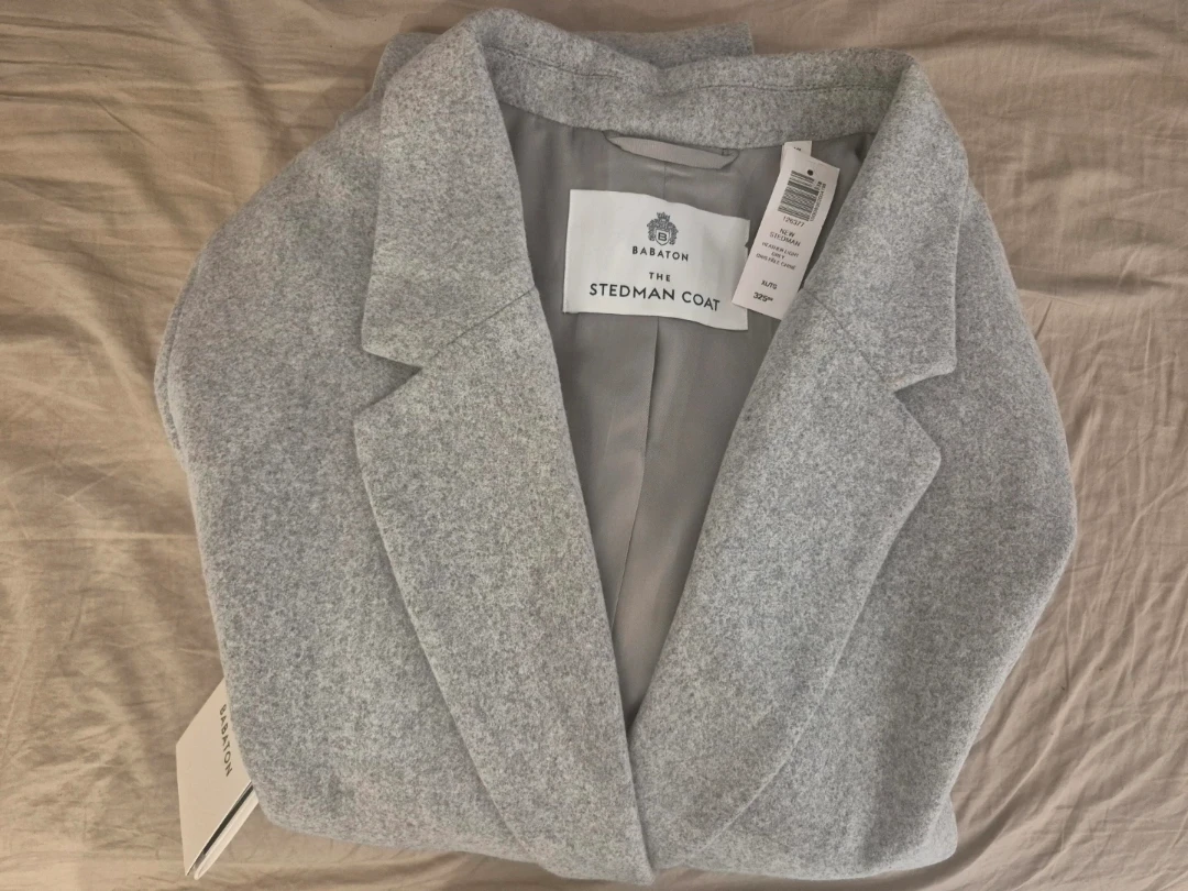Babaton Stedman Coat - Virgin Wool - Size XL - photo 3