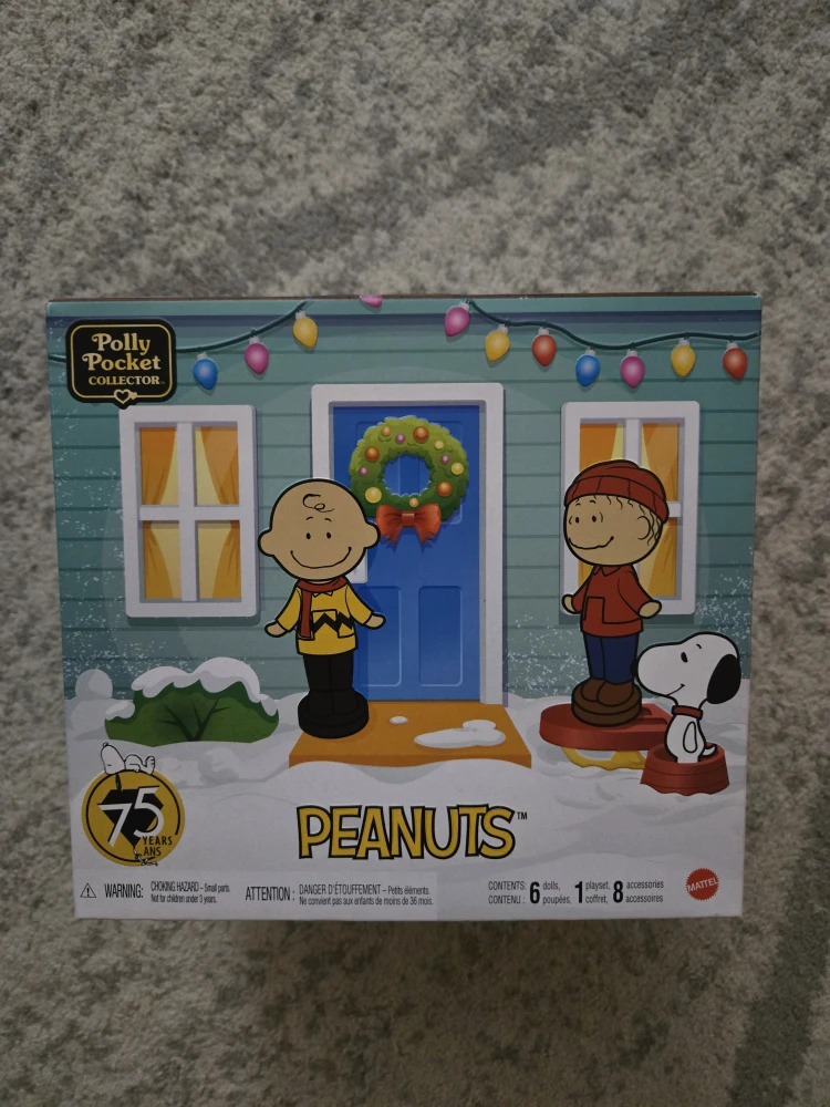 Retro Polly Pocket Collectors Peanut Snoopy Set