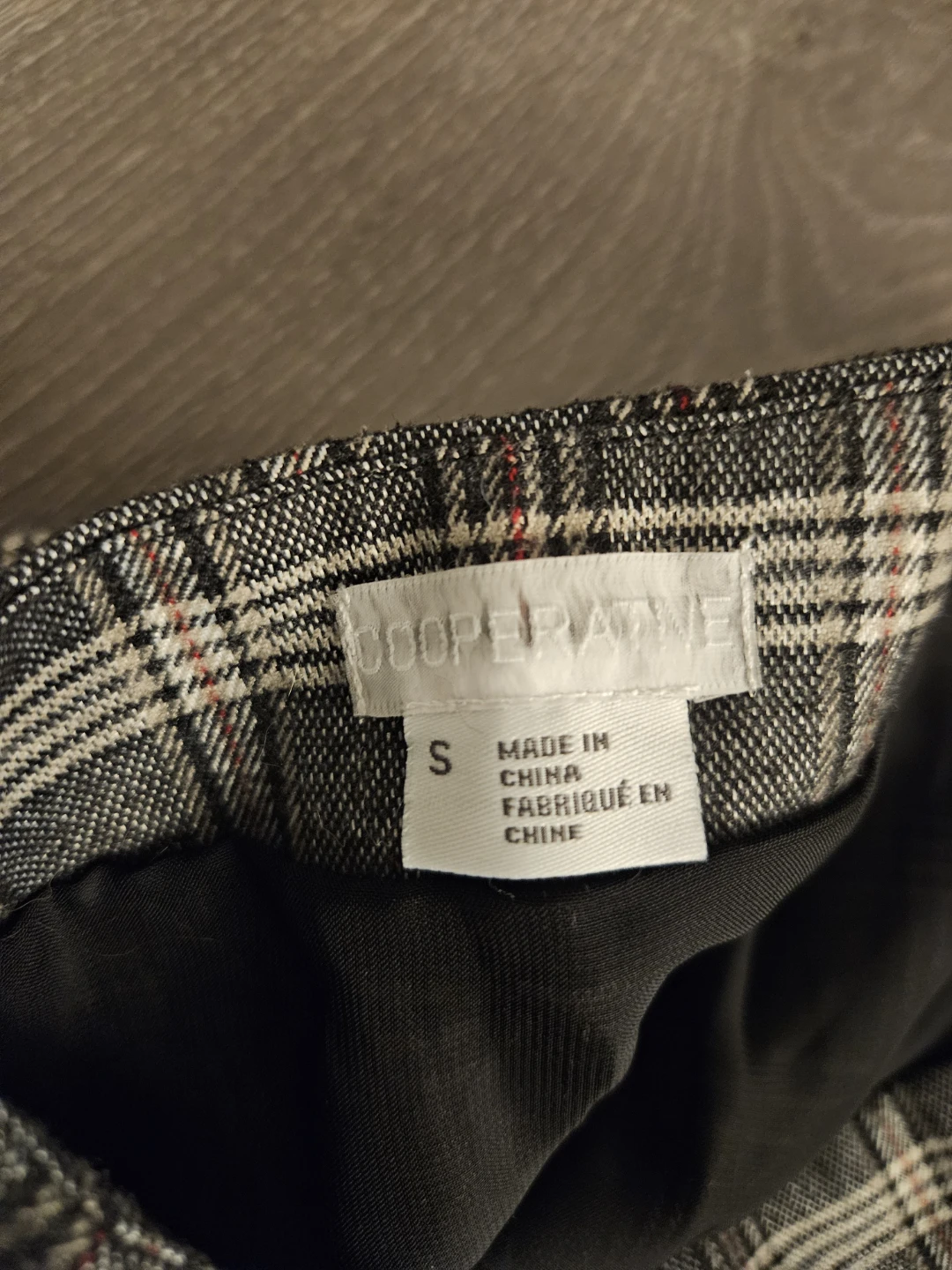 Cooperative Plaid Mini Skirt - Size Small - photo 3