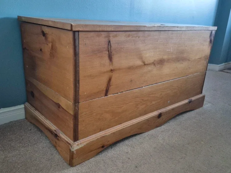 Wooden Blanket/Storage Box image indicator(2)