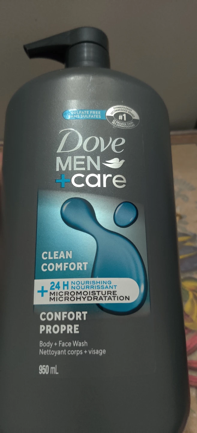 Dove Men+Care Clean Comfort Body Wash 950mlx 2 - photo 4