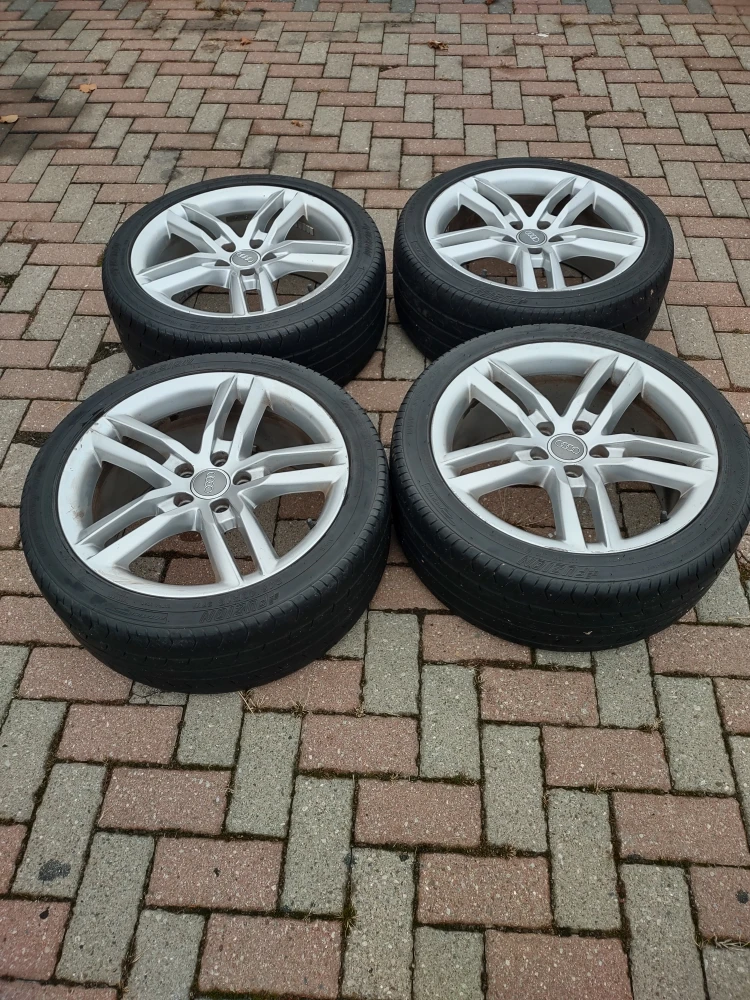 #cleanout Audi Alloy Wheels with Tires - Set of 4 - photo 2