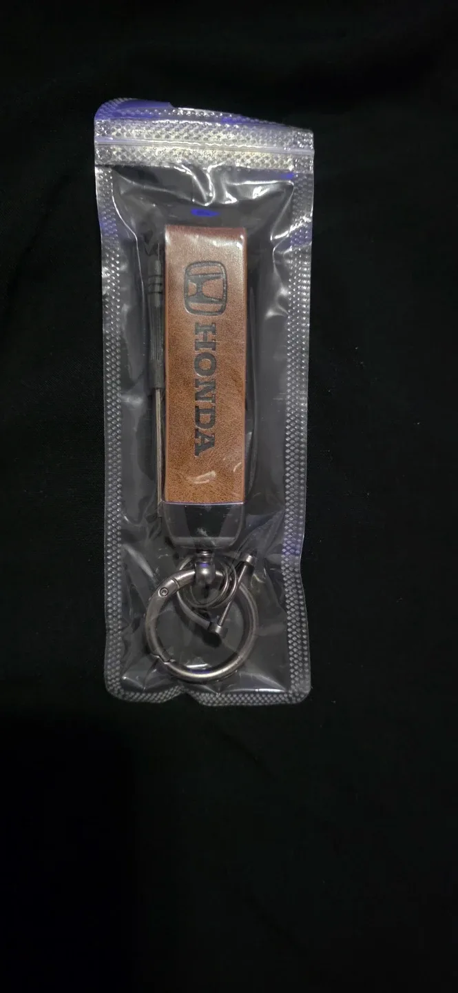 Honda Leather Keychain image indicator(2)