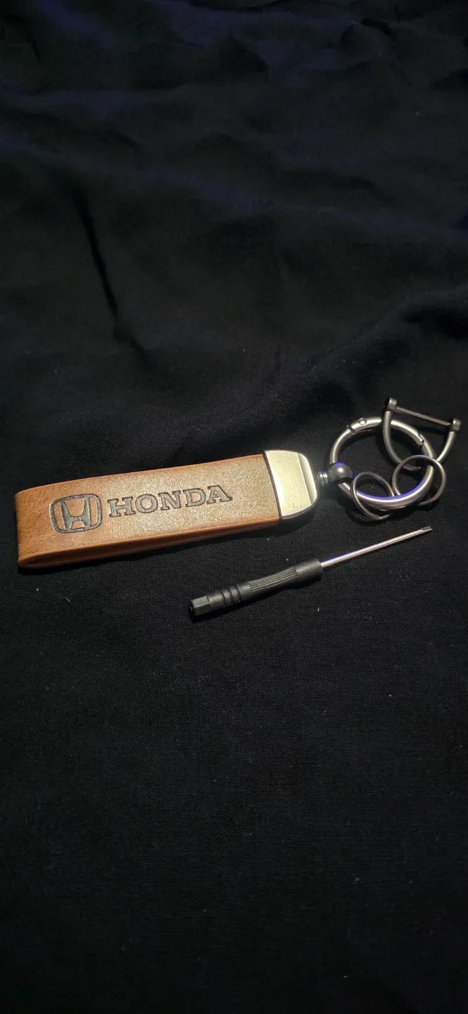 Honda Leather Keychain image indicator(3)