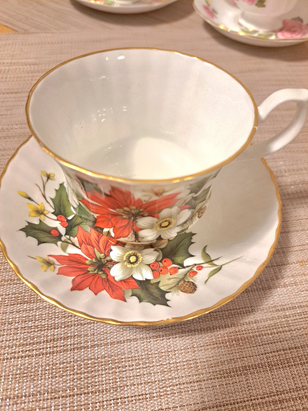 Bluebird Fine Bone China Tea Cup & Saucer