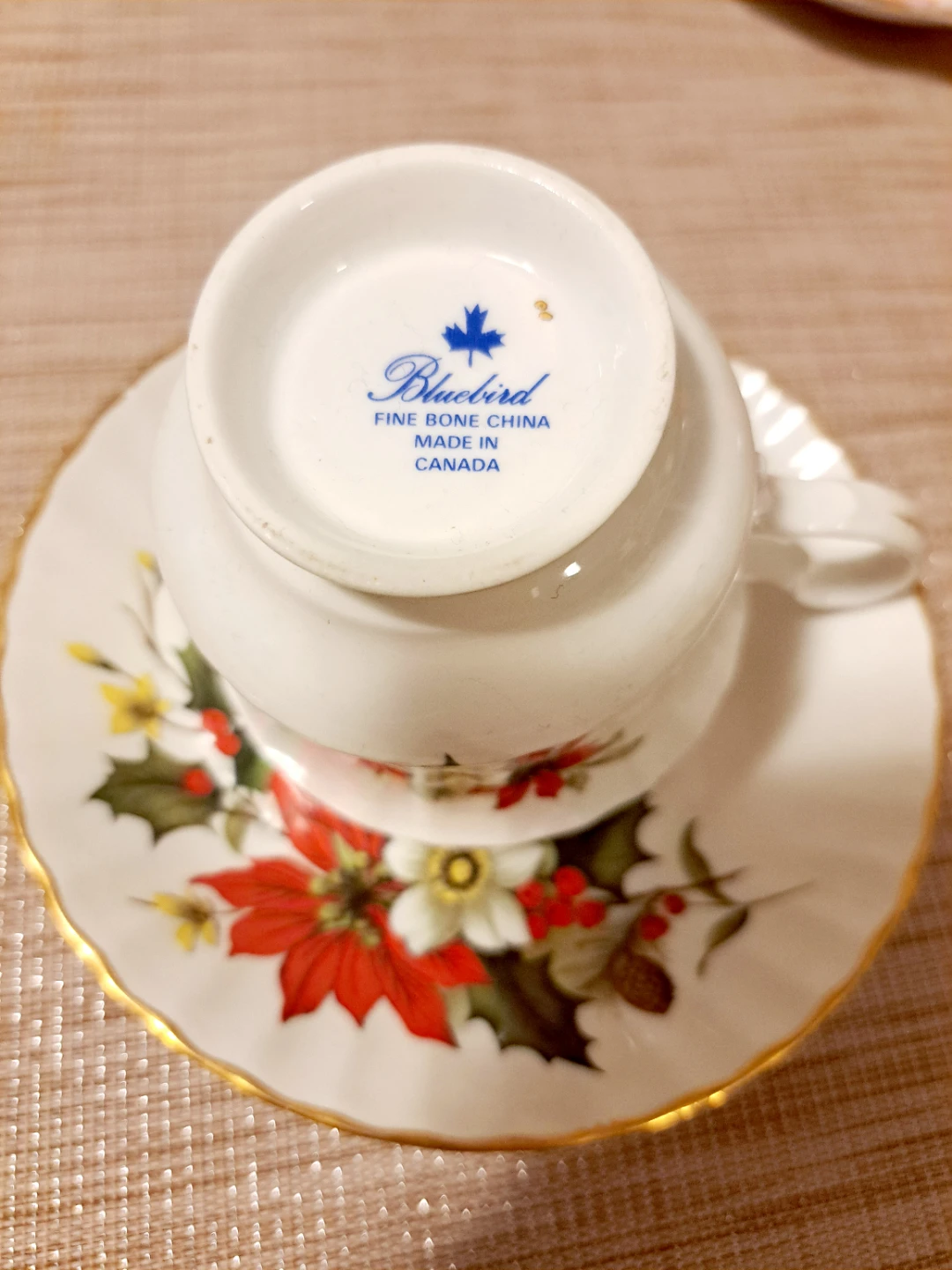 Bluebird Fine Bone China Tea Cup & Saucer - photo 2