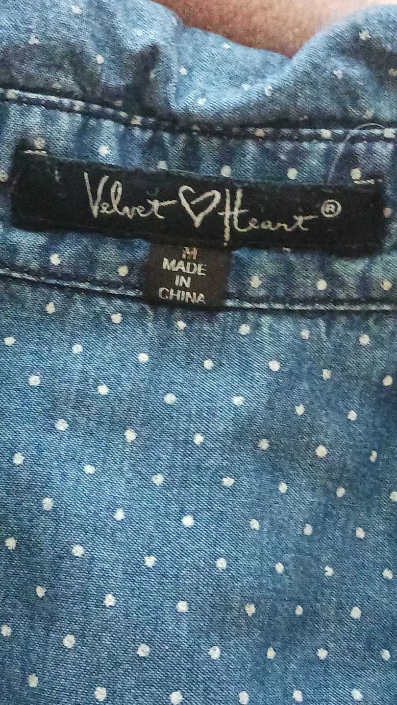 Velvet Heart Denim Tunic - photo 4