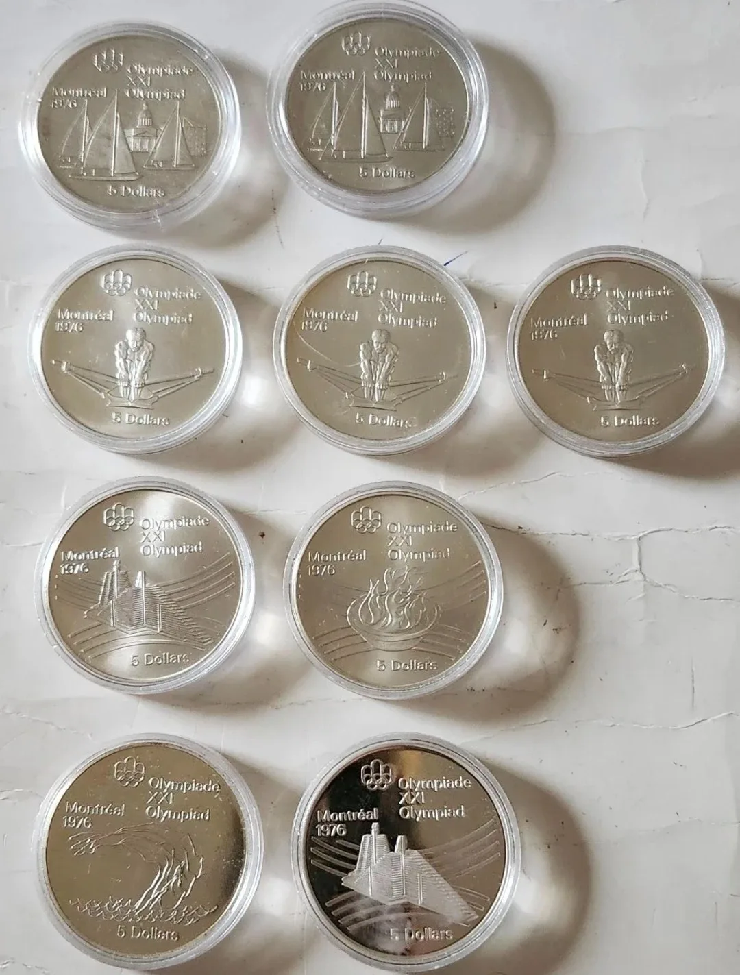 1976 Montreal Olympics $5 Silver Coins for sale