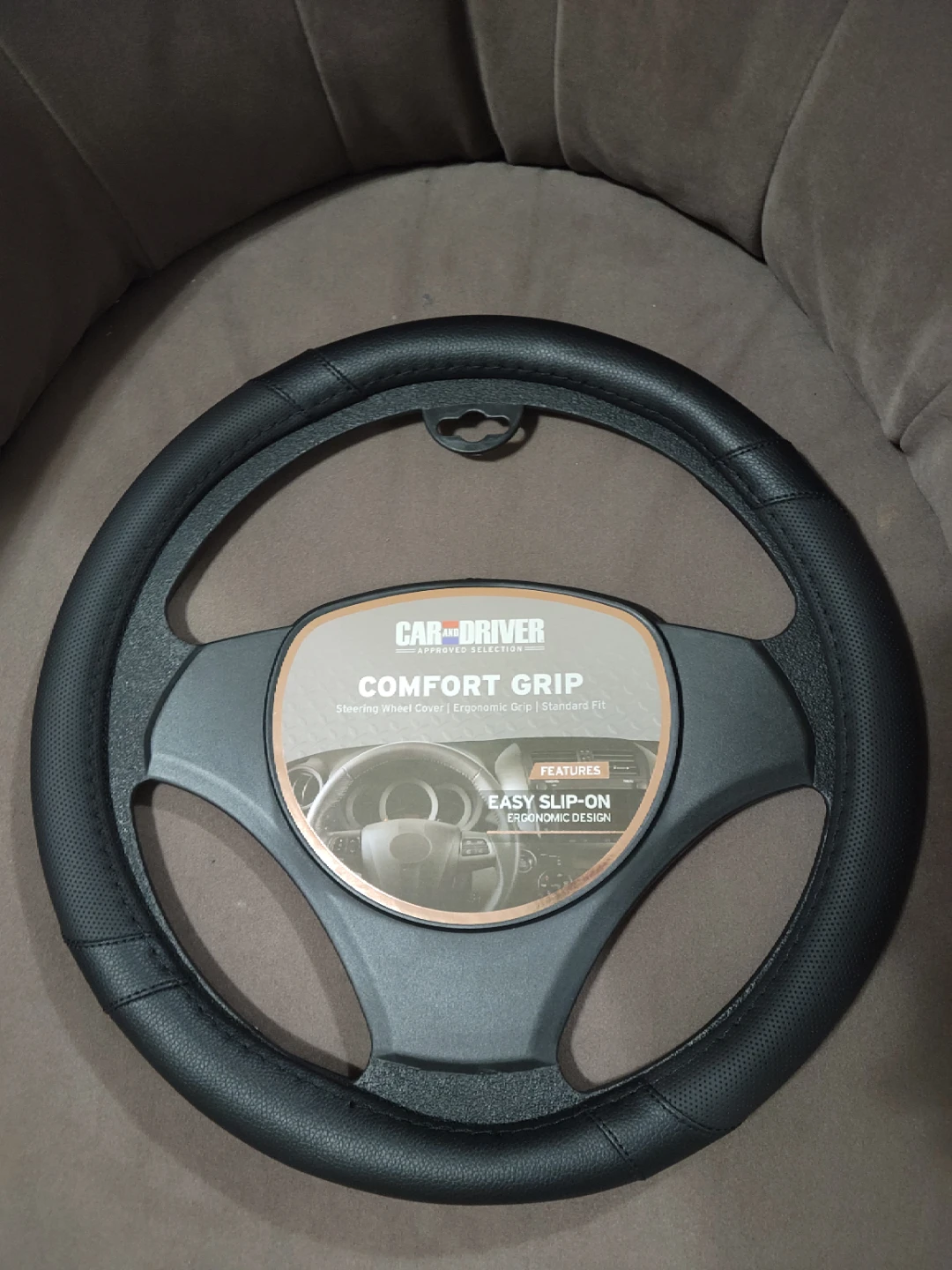 Car and Driver Comfort Grip Steering Wheel Cover