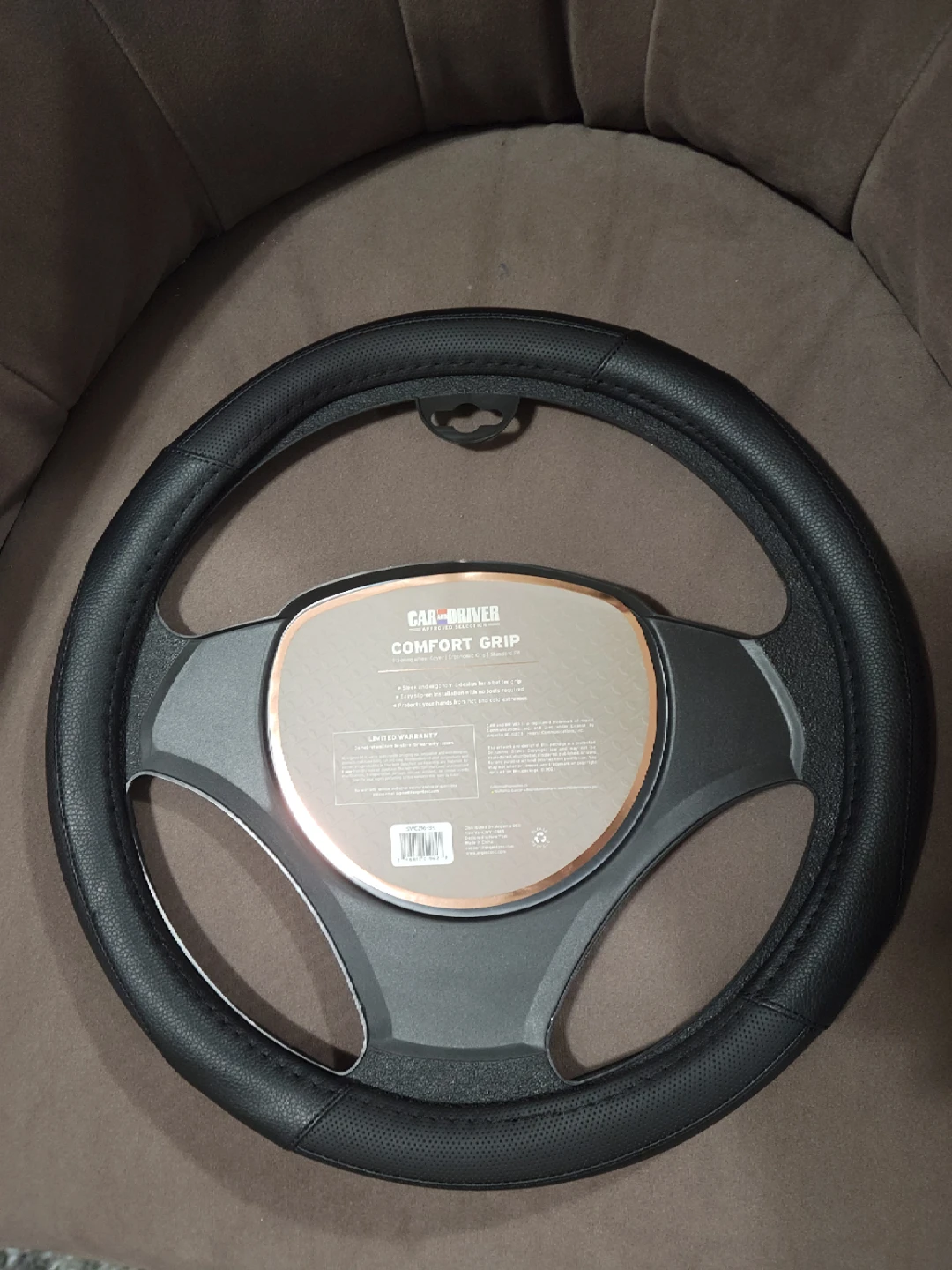 Car and Driver Comfort Grip Steering Wheel Cover - photo 2